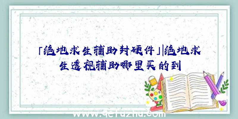 「绝地求生辅助封硬件」|绝地求生透视辅助哪里买的到